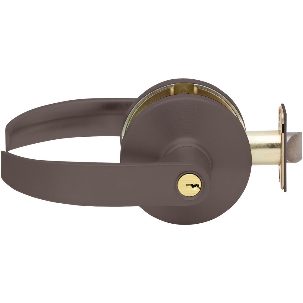 Lever Locksets; Lockset Type: Storeroom; Key Type: Keyed Different; Back Set: 2-3/4; Cylinder Type: Key in Lever Cylinder; Material: Metal; Door Thickness: 1-3/8 to 2; Finish: Dark Oxidized Satin Bronze Oil Rubbed