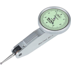 Horizontal Dial Test Indicator: 0.0040" Max, 0-5-0 Dial Reading, 0.000100" Accuracy