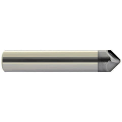 Barrel Cutter End Mills; End Type: Taper Form; Material: Solid Carbide; Taper Angle Per Side: 45.00; Length of Cut (Inch): 1/4