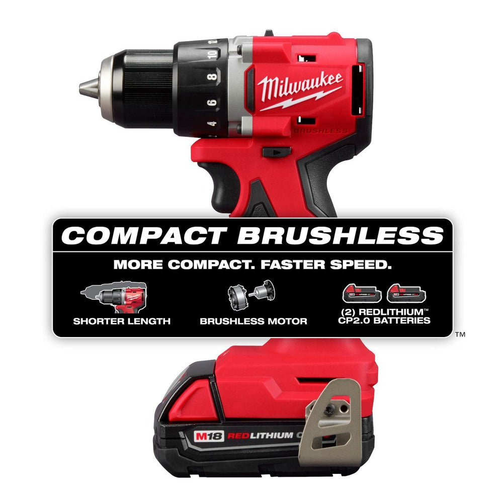 Cordless Drill: 18.00 V, 1/2 in" Chuck