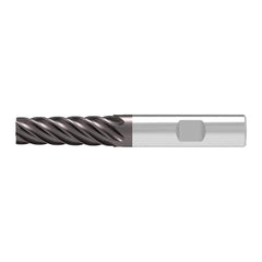 Tapered End Mill: 5 deg Angle per Side, 5.00 mm Small Dia, 30.00 mm LOC, 6 Flute