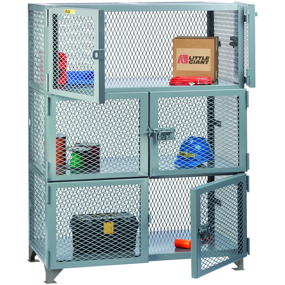 Vertical Locker: 49" Wide, 64.25" High, Padlock