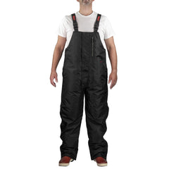 Coveralls & Overalls; Garment Style: General Purpose, Overalls; Size: 5X-Large; Color: Black; Material: 420D Polyurethane Coated Nylon, Polyester; Hazardous Protection Level: Non-Hazardous; Ankle Style: Open