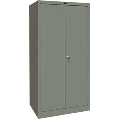 Steel Wardrobe Cabinet: 36" Wide, 18" Deep, 78" High