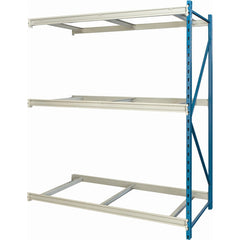 Storage Racks; Rack Type: Bulk Rack Add-On; Overall Width (Inch): 72; Overall Height (Inch): 123; Overall Depth (Inch): 36; Material: Steel; Color: Marine Blue, Light Gray; Finish: Powder Coated