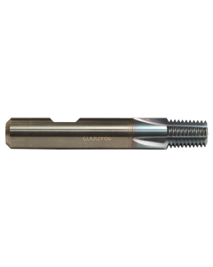 ‎1/2-3/4-14 NPT GF 4Fl Straight Flute TICN Thread Mill