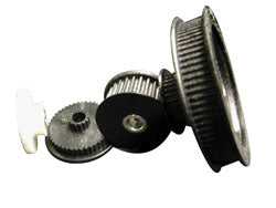 Timing Belt Pulleys; Pitch Diameter: 2.037 mm, 2.037 in; Face Width: 0.313 mm, 0.313 in