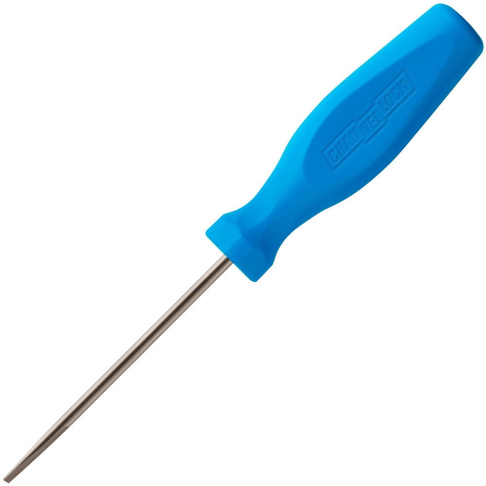 Slotted Screwdrivers; Blade Width (Inch): 1/8; Blade Length (Inch): 3; Overall Length (Inch): 6-1/4; Handle Type: Ergonomic, Comfort Grip, Tri-Lobed; Handle Length (Decimal Inch): 3-1/4; Shank Type: Round