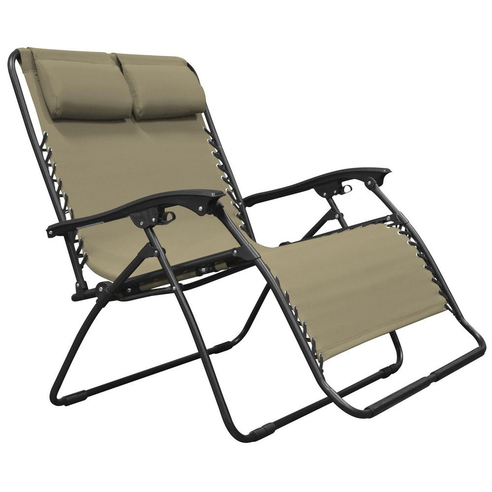 Folding Chairs; Pad Type: Texteline, Arms, Flat; Material: Texteline, Steel; Width (Inch): 43; Depth (Inch): 36.2205 in; Seat Color: Beige; Overall Height: 40.5512 in