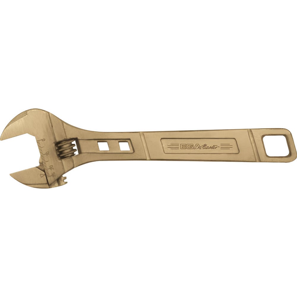 Adjustable Wrench: 6" OAL, 3/4" Jaw Capacity