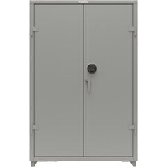 Steel Bin Cabinet: 48" Wide, 24" Deep, 75" High