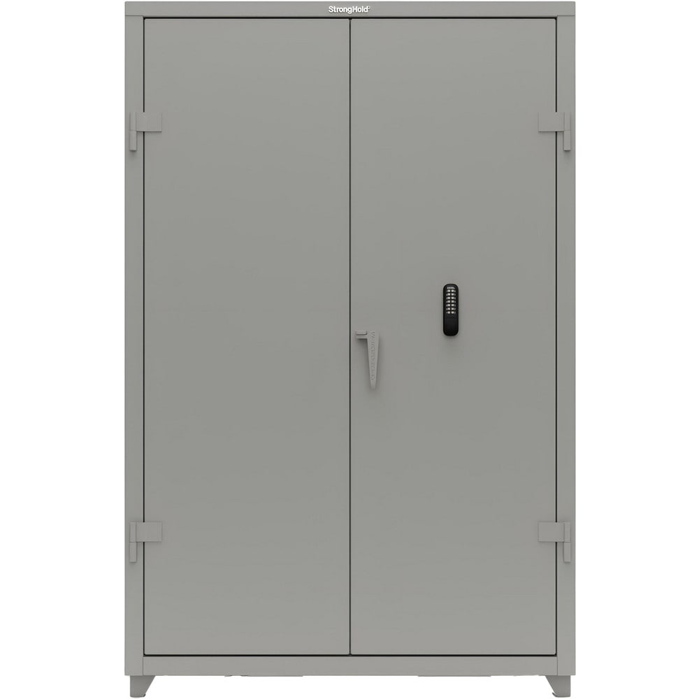 Steel Bin Cabinet: 48" Wide, 24" Deep, 75" High