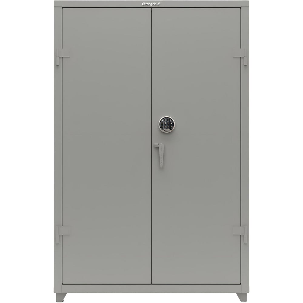 Steel Bin Cabinet: 48" Wide, 24" Deep, 78" High