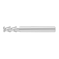 Corner Radius End Mill: 3.00 mm Dia, 8.00 mm LOC, 0.20 mm Radius, 2 Flute, Solid Carbide