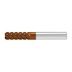 Corner Radius End Mill: 6.00 mm Dia, 18.00 mm LOC, 0.05 mm Radius, 4 Flute, Solid Carbide