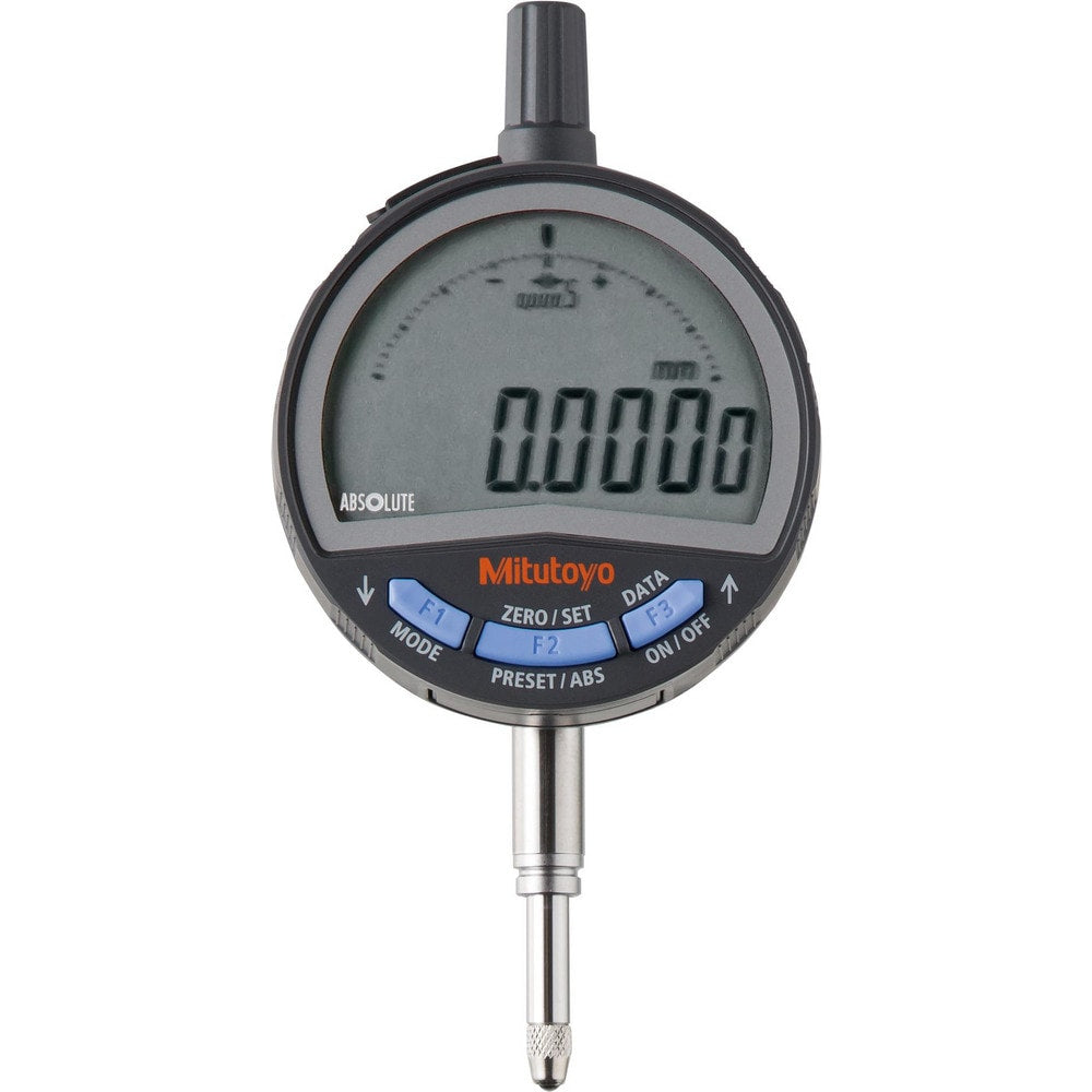 LCD Electronic Drop Indicator: 0" Max, Flat Back