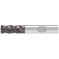 Corner Chamfer End Mill: 20.00 mm Dia, 41.00 mm LOC, 4 Flute, 0.30 mm Chamfer Width, Solid Carbide