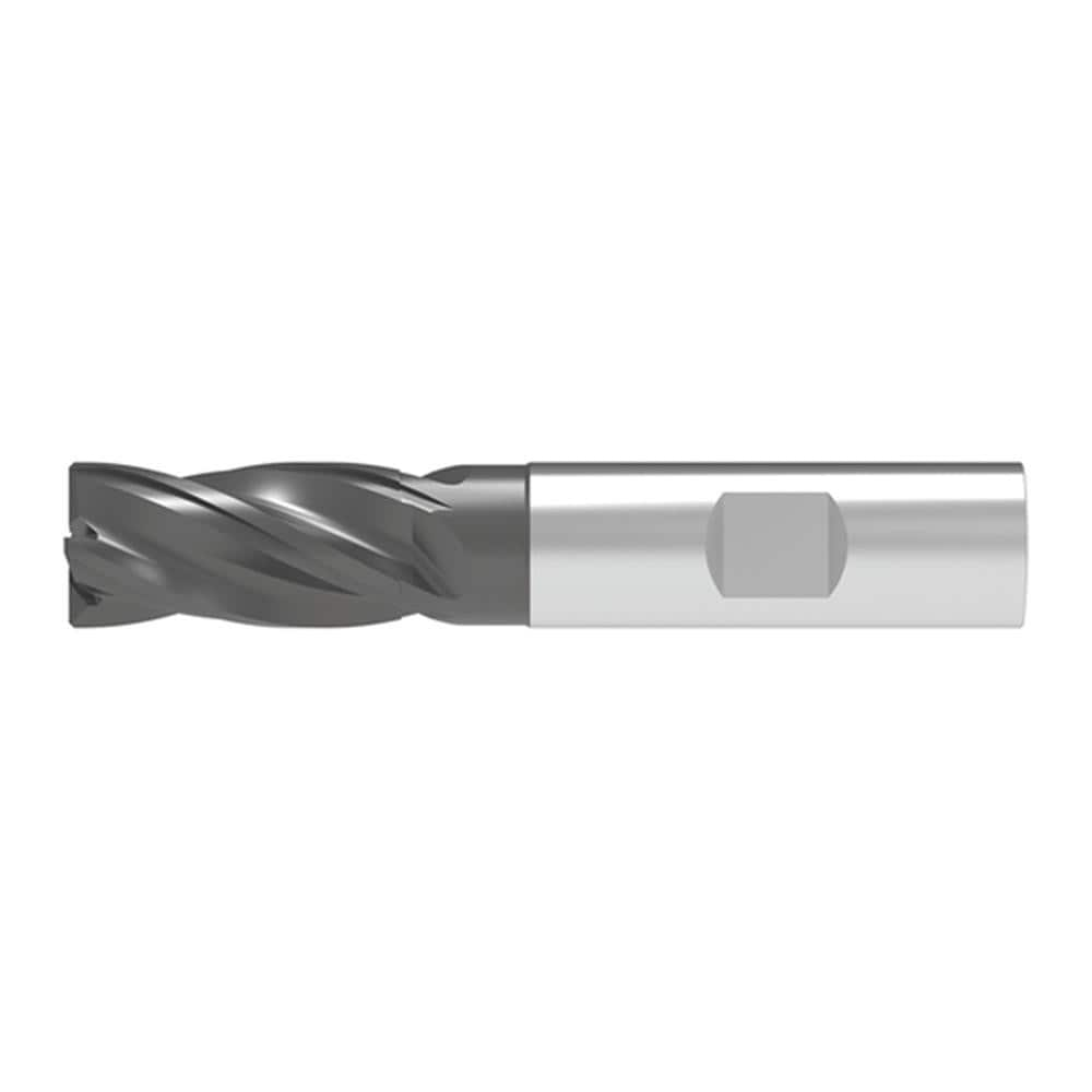 Corner Chamfer End Mill: 20.00 mm Dia, 41.00 mm LOC, 4 Flute, 0.30 mm Chamfer Width, Solid Carbide