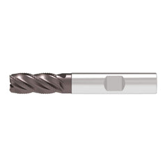 Corner Chamfer End Mill: 20.00 mm Dia, 38.00 mm LOC, 4 Flute, 0.35 mm Chamfer Width, Solid Carbide