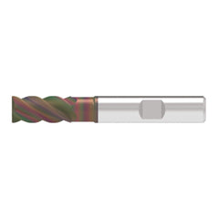 Corner Chamfer End Mill: 20.00 mm Dia, 42.00 mm LOC, 4 Flute, 0.20 mm Chamfer Width, Solid Carbide