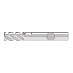 Corner Chamfer End Mill: 20.00 mm Dia, 42.00 mm LOC, 4 Flute, 0.20 mm Chamfer Width, Solid Carbide