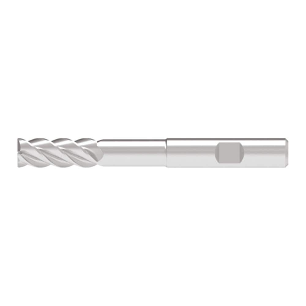 Corner Chamfer End Mill: 16.00 mm Dia, 41.00 mm LOC, 4 Flute, 0.20 mm Chamfer Width, Solid Carbide