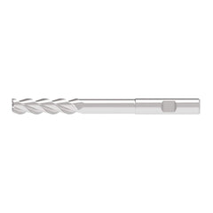 Corner Radius End Mill: 10.00 mm Dia, 41.00 mm LOC, 0.50 mm Radius, 3 Flute, Solid Carbide