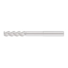 Corner Radius End Mill: 8.00 mm Dia, 33.00 mm LOC, 1.00 mm Radius, 3 Flute, Solid Carbide