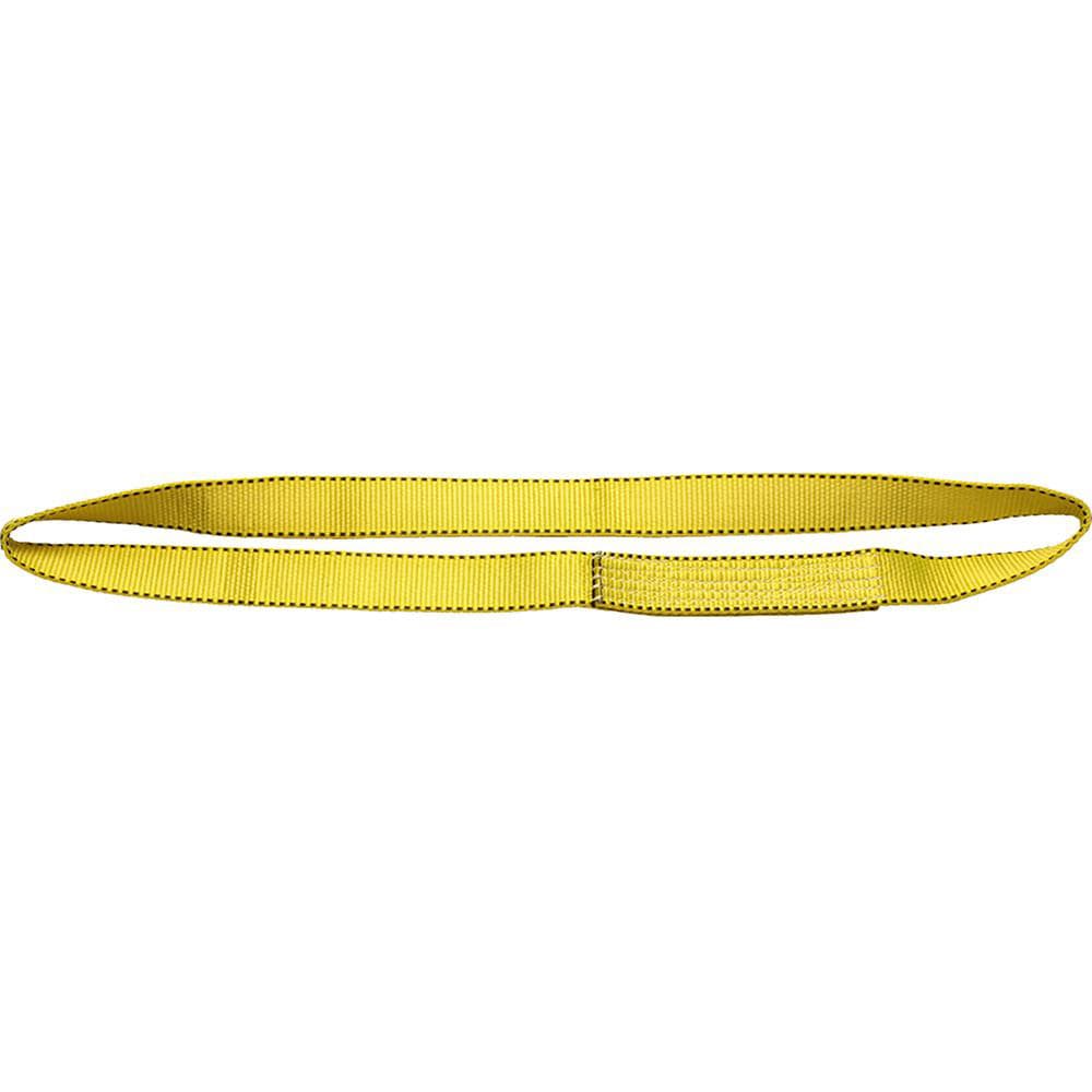 Endless, Type 5 Web Sling: 4' Long, 1" Wide, 3200 lb Vertical Capacity, Polyester