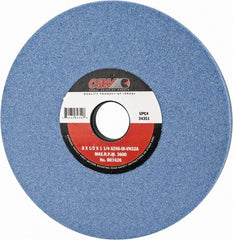 Surface Grinding Wheel: 8" Dia, 1/2" Thick, 1-1/4" Arbor, 46 Grit