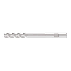 Corner Radius End Mill: 20.00 mm Dia, 82.00 mm LOC, 4.00 mm Radius, 3 Flute, Solid Carbide