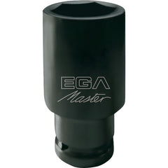 Impact Socket: 1-1/2" Drive, 1-5/8" Socket, Hex Drive