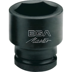 Impact Socket: 1-1/2" Drive, 3-9/16" Socket, Hex Drive