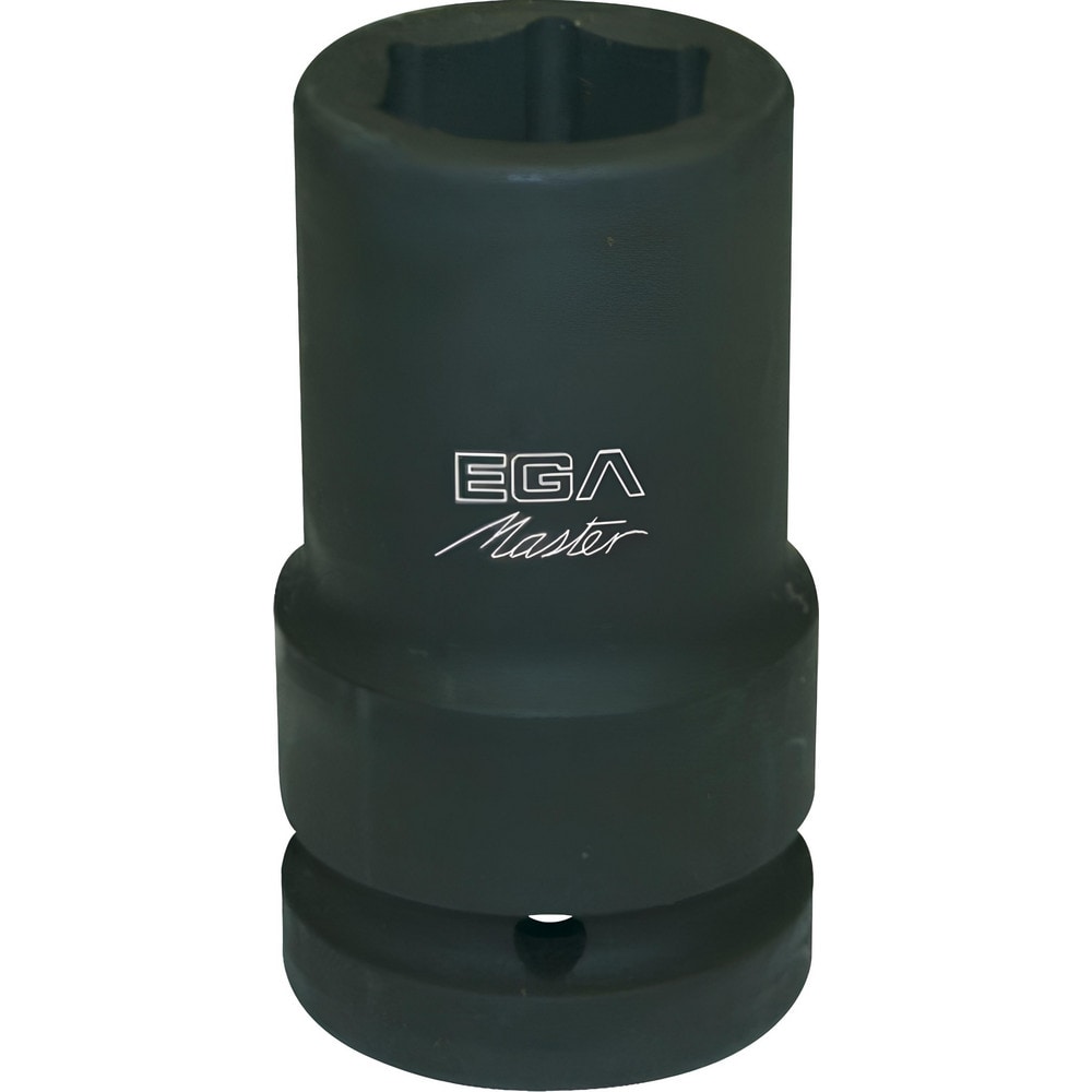 Impact Socket: 1" Drive, 1-3/4" Socket, Hex Drive