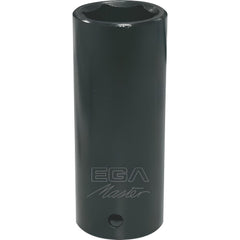 Impact Socket: 1/2" Drive, 1-1/4" Socket, Hex Drive