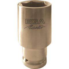 Impact Socket: 1" Drive, 55 mm Socket, Hex Drive