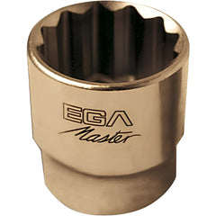 Specialty Sockets; Socket Type: Non-Impact; Drive Size: 1/2; Socket Size: 11 mm; Finish: Satin