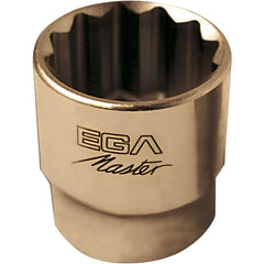 Specialty Sockets; Socket Type: Non-Impact; Drive Size: 1/2; Socket Size: 27 mm; Finish: Satin
