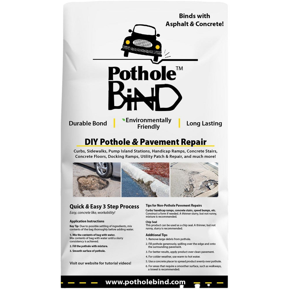 Asphalt Patch, Concrete Repair & Pothole Patch: 50 lb Bag