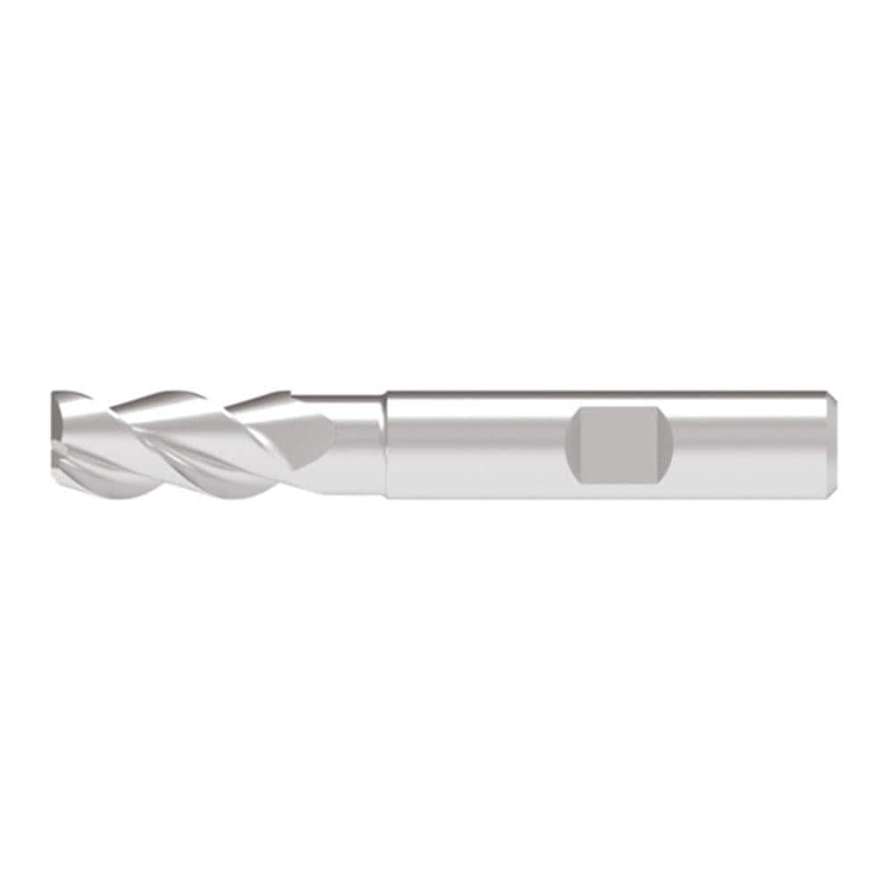 Corner Chamfer End Mill: 19.50 mm Dia, 42.00 mm LOC, 3 Flute, 0.20 mm Chamfer Width, Solid Carbide