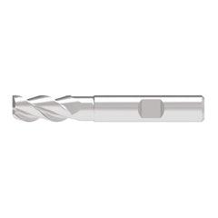 Corner Chamfer End Mill: 19.50 mm Dia, 42.00 mm LOC, 3 Flute, 0.20 mm Chamfer Width, Solid Carbide