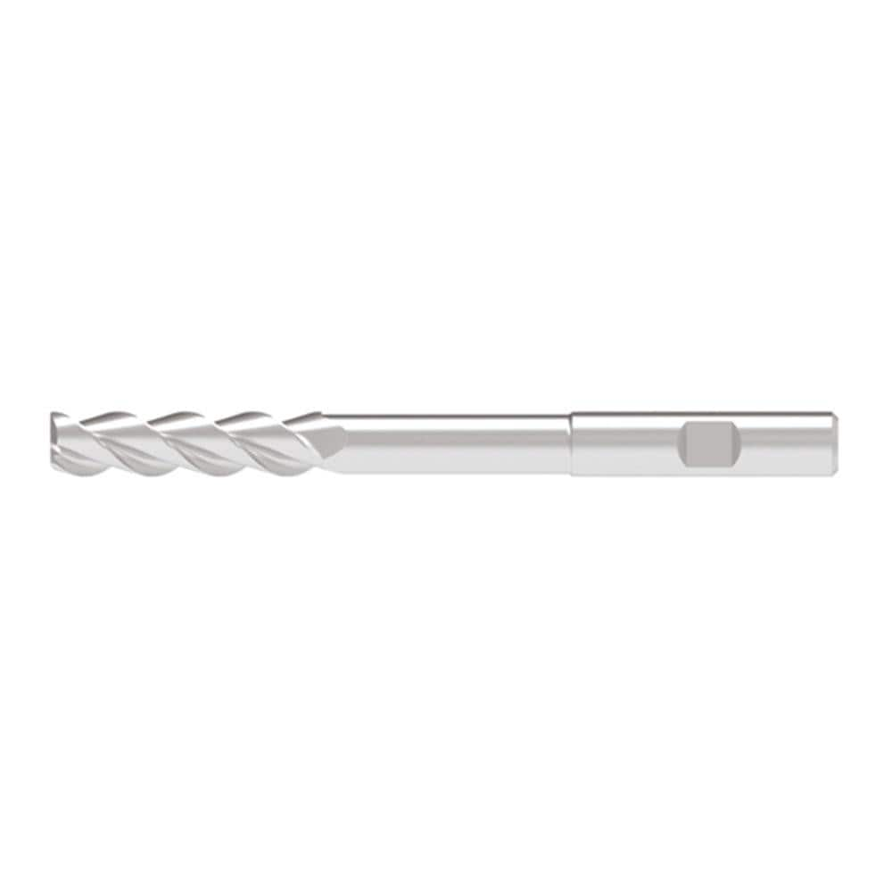 Corner Chamfer End Mill: 18.00 mm Dia, 74.00 mm LOC, 3 Flute, 0.20 mm Chamfer Width, Solid Carbide