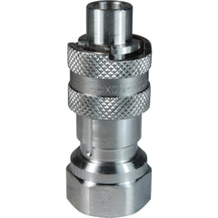 Pneumatic Hose Fittings & Couplings; Fitting Type: Plug; Type: Plug; Interchange Type: Bowes; Thread Type: NPTF; Material: 303 Stainless Steel; Thread Standard: Female NPT