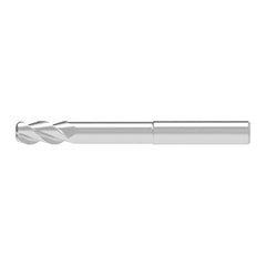 Corner Radius End Mill: 12.00 mm Dia, 31.00 mm LOC, 4.00 mm Radius, 3 Flute, Solid Carbide