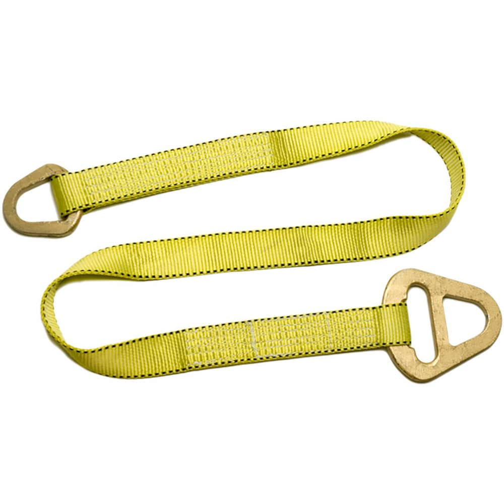 Triangle & Choker, Type 1 Web Sling: 4' Long, 2" Wide, 3200 lb Vertical Capacity, Polyester