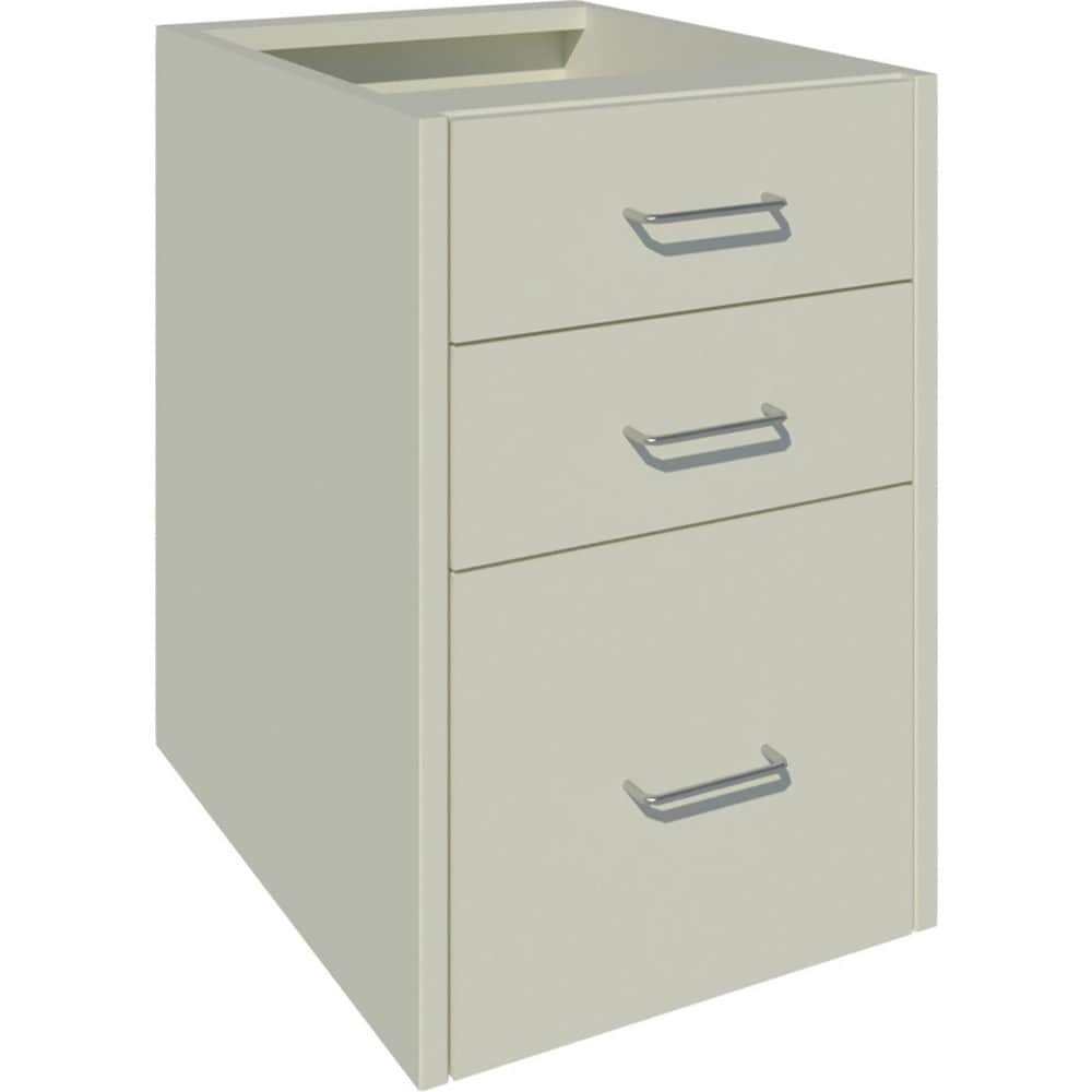 Cabinet Components & Accessories; Accessory Type: Suspended Cabinet; For Use With: Table Systems; Overall Depth: 22 in; Overall Height: 23.0625 in; Material: Steel; Color: Pearl; Overall Width: 22