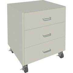 Cabinet Components & Accessories; Accessory Type: Mobile Cabinet; For Use With: Mobile Cabinet; Overall Depth: 22 in; Overall Height: 27.065 in; Material: Steel; Color: Pearl; Overall Width: 24