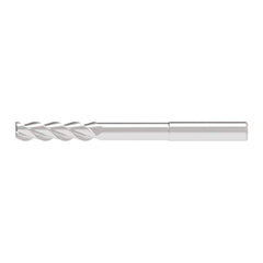 Corner Chamfer End Mill: 6.00 mm Dia, 25.00 mm LOC, 3 Flute, 0.20 mm Chamfer Width, Solid Carbide