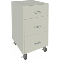 Cabinet Components & Accessories; Accessory Type: Mobile Cabinet; For Use With: Mobile Cabinet; Overall Depth: 22 in; Overall Height: 18 in; Material: Steel; Color: Pearl; Overall Width: 18