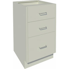 Cabinet Components & Accessories; Accessory Type: Base Cabinet; For Use With: ADA Height Cabinets; Overall Depth: 22 in; Overall Height: 32.6 in; Material: Steel; Color: Pearl; Overall Width: 18